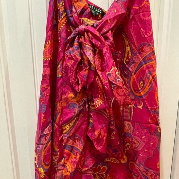 Ralph Lauren strapless silk top Sz S - Picture 4 of 4